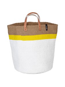 Mifuko - Korv Kiondo Market L - TOP STRIPE YELLOW | Stockmann