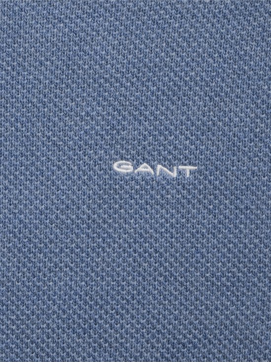 GANT - Puuvillainen pikeeneule - 906 DENIM BLUE MEL - photo 7 GANT - Puuvillainen pikeeneule - 906 DENIM BLUE MEL | Stockmann - photo 7