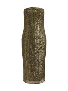 Lauren Ralph Lauren - Column-juhlamekko - 001 CANOPY OLIVE | Stockmann