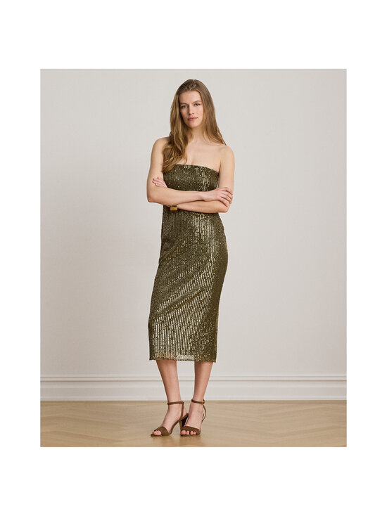 Lauren Ralph Lauren - Column-juhlamekko - 001 CANOPY OLIVE | Stockmann - photo 2