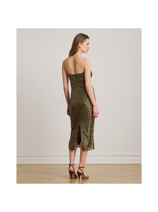 Lauren Ralph Lauren - Column-juhlamekko - 001 CANOPY OLIVE | Stockmann - photo 3