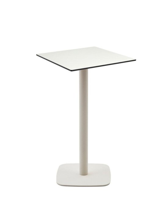 Kave Home - Dina-baaripöytä valkoinen / valkoinen 60 x 60 cm - WHITE | Stockmann - photo 1