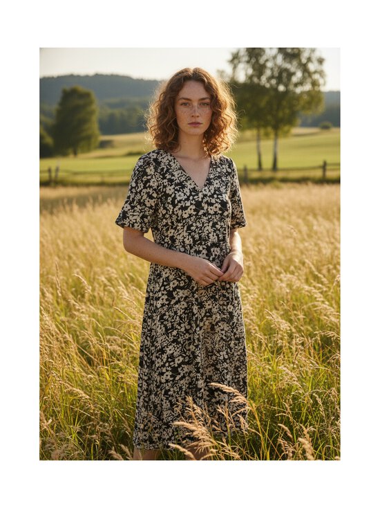 Marc O'Polo - Kukkakuviollinen mekko - 0095 BLACK_MULTI_03 | Stockmann - photo 2