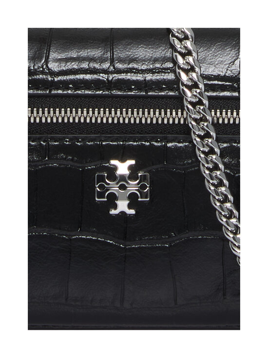 Tory Burch - Charlie Embossed Croc East-West Vanity Case -laukku - 001 BLACK | Stockmann - photo 4