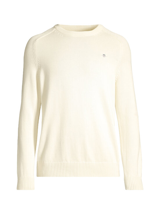 GANT - Casual Cotton C-neck -neule - 130 CREAM - photo 1 GANT - Casual Cotton C-neck -neule - 130 CREAM | Stockmann - photo 1