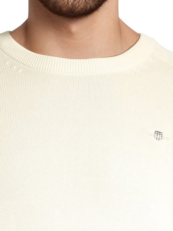 GANT - Casual Cotton C-neck -neule - 130 CREAM - photo 4 GANT - Casual Cotton C-neck -neule - 130 CREAM | Stockmann - photo 4