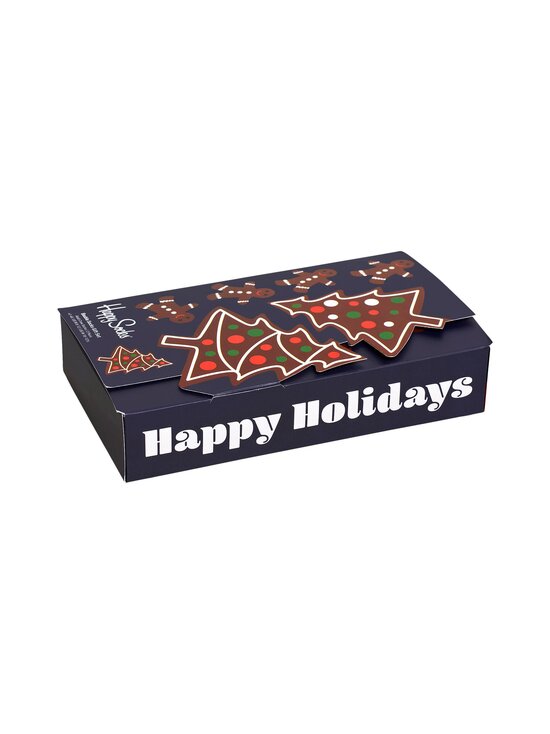 Gingerbreat Cookies Socks Gift Set -lahjapakkaus 2-Pack
