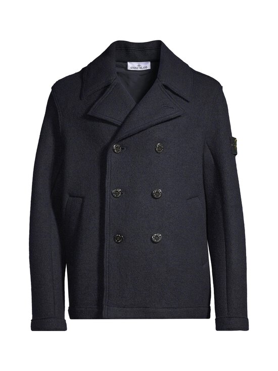 Stone Island - Kaksirivinen huovutettu villakangastakki - V0020 NAVY BLUE | Stockmann - photo 1