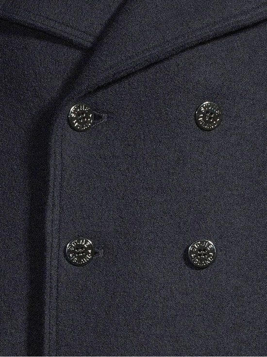 Stone Island - Kaksirivinen huovutettu villakangastakki - V0020 NAVY BLUE | Stockmann - photo 7