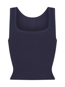 SKIMS - Topp Cotton Rib Tank - NAVY | Stockmann