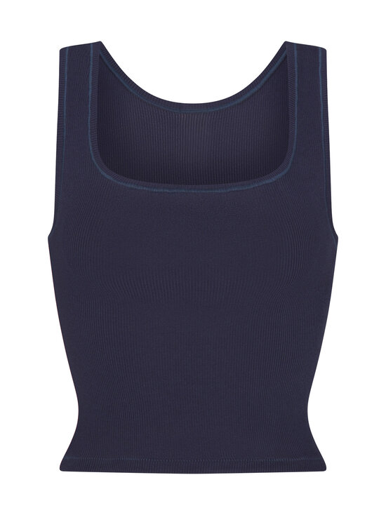 SKIMS - Cotton Rib Tank -toppi - NAVY | Stockmann - photo 1