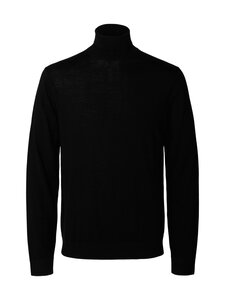Selected - SlhTray Merino Roll Neck -neule - BLACK | Stockmann