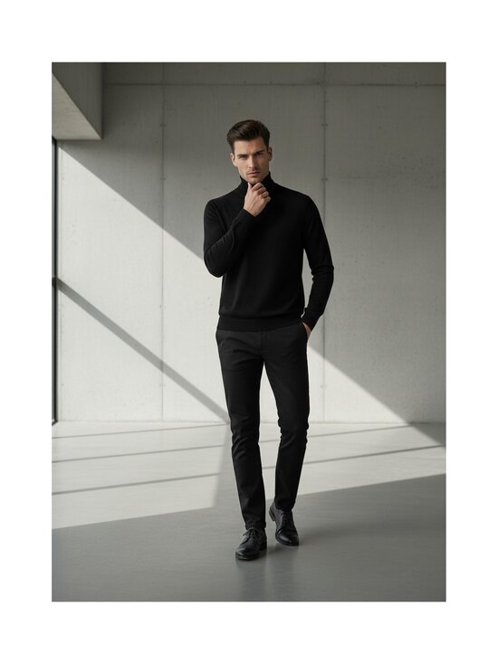 Selected - SlhTray Merino Roll Neck -neule - BLACK | Stockmann - photo 2