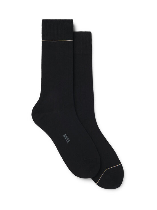 BOSS - Light Rib zeķes, 2 pāru iepak. - 001 BLACK | Stockmann - photo 1