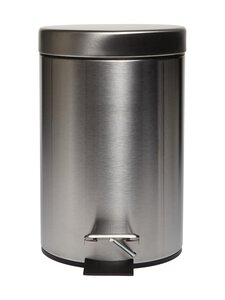 Casa Stockmann - ASTRO satin pedal -roskasäiliö 3 l - BLACK Casa Stockmann - ASTRO satin pedal -roskasäiliö 3 l - BLACK | Stockmann