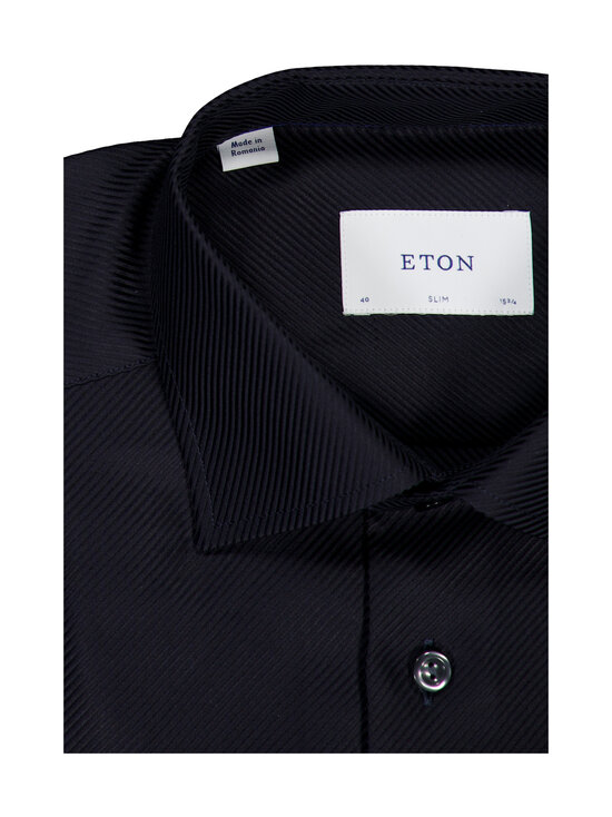 Eton - Semi Solid King Twill Slim -kauluspaita - BLACK | Stockmann - photo 2