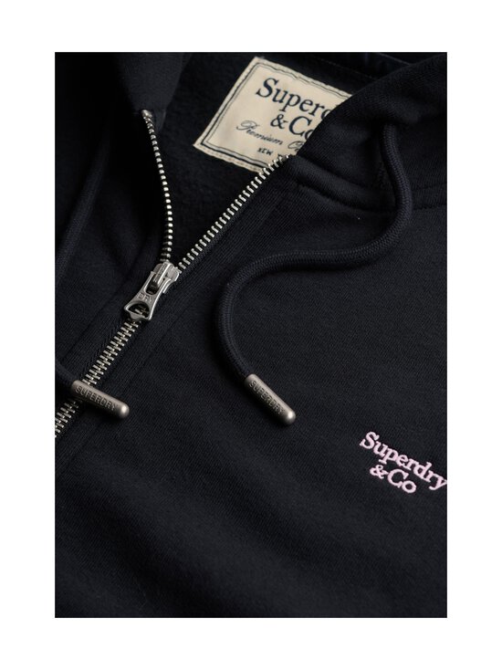 Superdry - Signature Ziphood -huppari - 98T ECLIPSE NAVY | Stockmann - photo 4