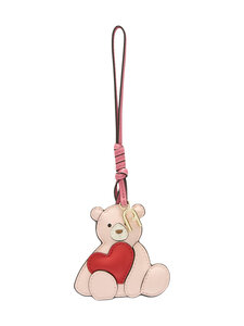 Furla - Allegra Puffy Bear Heart -laukkukoriste - 4525S TONI DUSTY PINK | Stockmann