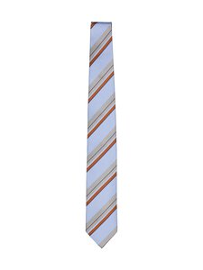 Stockholm Kravatt - Tie Digonal Stripe -silkkisolmio - M24B LIGHT BLUE | Stockmann