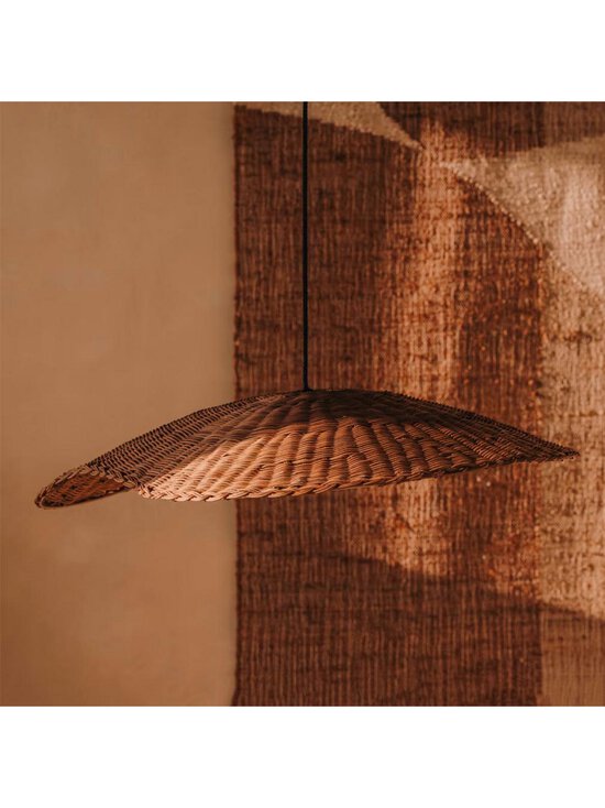 Kave Home - Bisbal-varjostin rottinki ⌀ 80 cm - BEIGE | Stockmann - photo 6