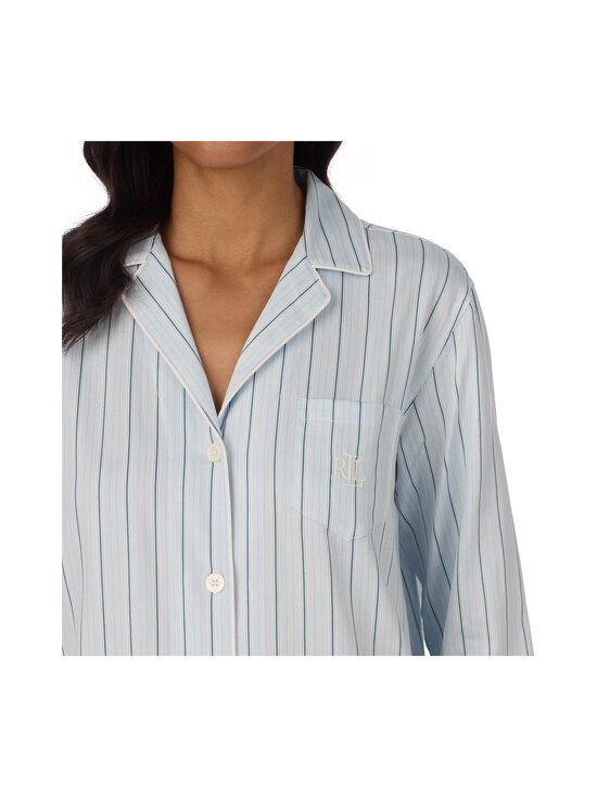 Lauren Ralph Lauren - Notch Collar -yöpaita - 486 BLUE STP | Stockmann - photo 3