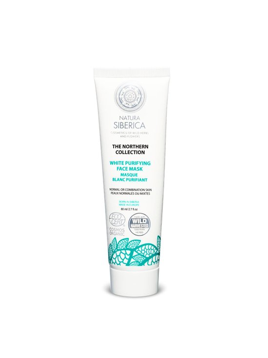 White Purifying Face Mask -puhdistava naamio normaalille ja sekaiholle 80 ml