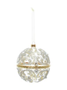 Villa Stockmann - Glass Ball Gold Beads -joulukoriste - SILVER | Stockmann