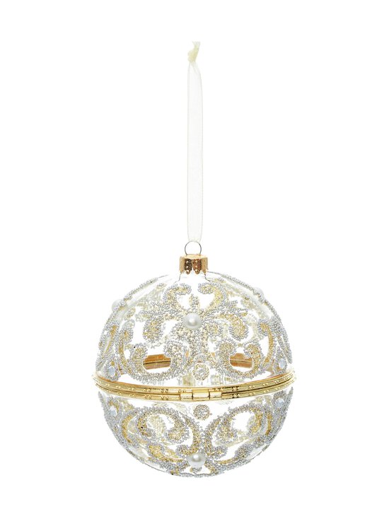 Villa Stockmann - Glass Ball Gold Beads -joulukoriste - SILVER | Stockmann - photo 3