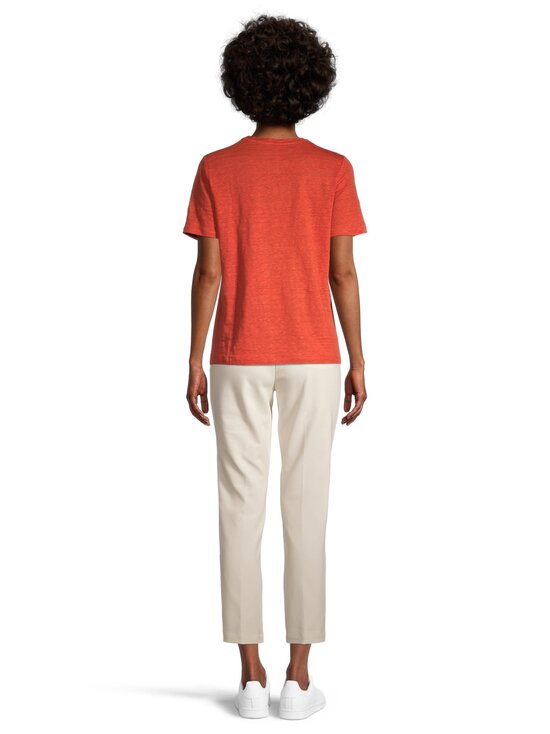 ESSENTIALS by Stockmann - Maria Linen Shirt - ORANGE RED - photo 3 ESSENTIALS by Stockmann - Maria Linen Shirt - ORANGE RED | Stockmann - photo 3