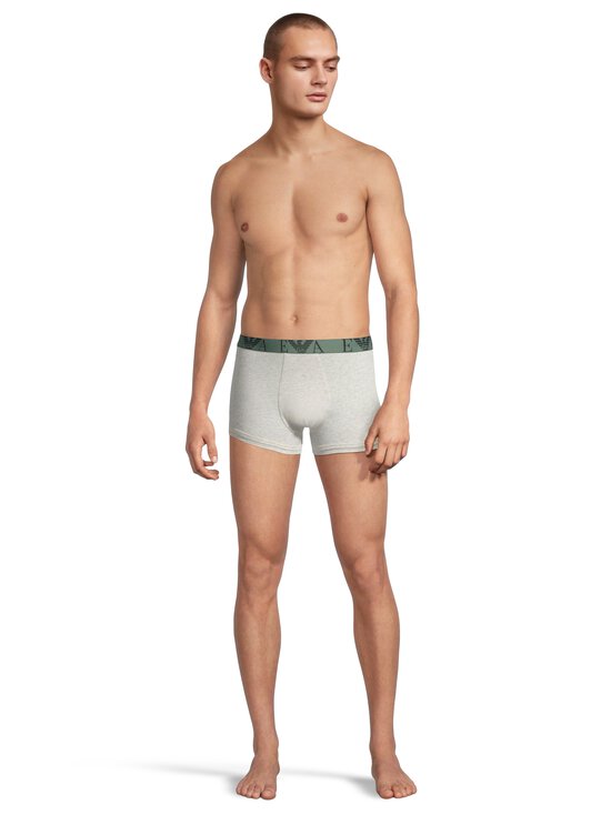 Emporio Armani - Bokserialushousut 3-pack - M7231 GREEN/BLK/LG MEL GRE | Stockmann - photo 5