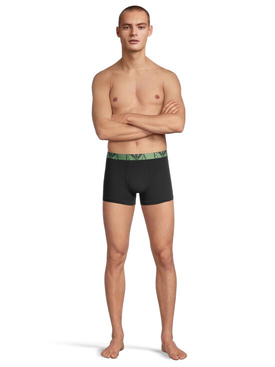 Emporio Armani - Bokserialushousut 3-pack - M7231 GREEN/BLK/LG MEL GRE | Stockmann - photo 7