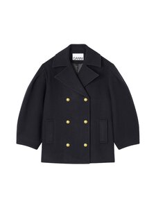 Ganni - Midi-villakangastakki - 683 SKY CAPTAIN | Stockmann