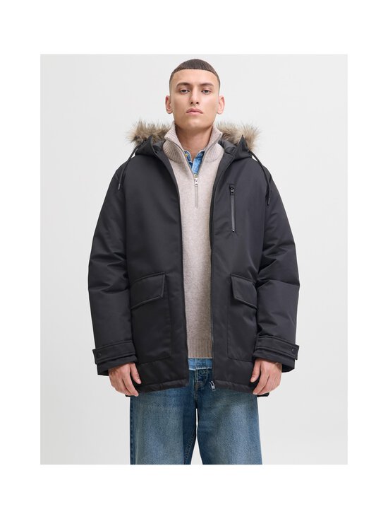 Jack & Jones - JJCharlie parka - BLACK - photo 2 Jack & Jones - JJCharlie parka - BLACK | Stockmann - photo 2