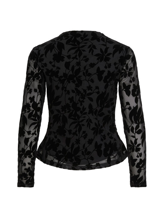 Vila - Virikke Funnel Neck -paita - BLACK BEAUTY AOP:FLOCK FLOWER | Stockmann - photo 2