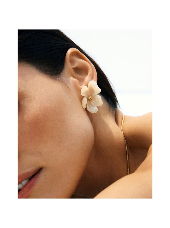 Edblad - Wildflower- kullatut nappikorvakorut - GOLD | Stockmann - photo 3