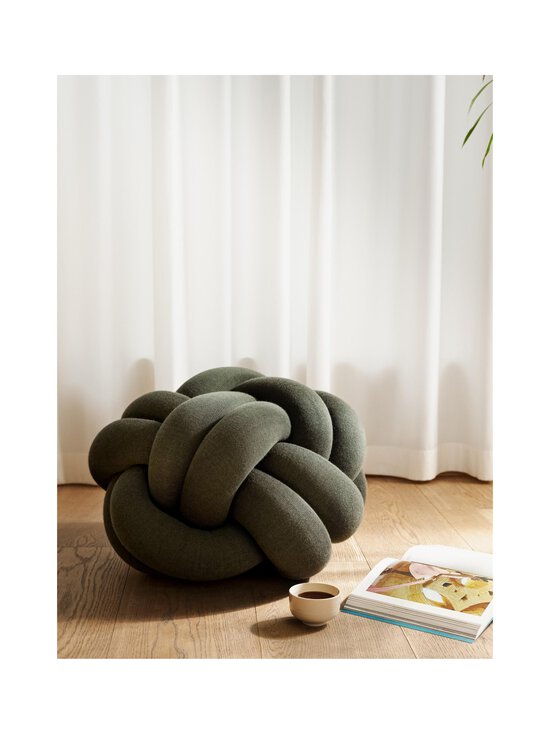 Design House Stockholm Knot Floor Cushion (Medium) Forest Green