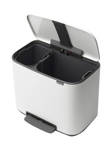 Brabantia - Bo pedal trash bin 11 + 23 l - WHITE (VALKOINEN) Brabantia - Bo pedal trash bin 11 + 23 l - WHITE (VALKOINEN) | Stockmann