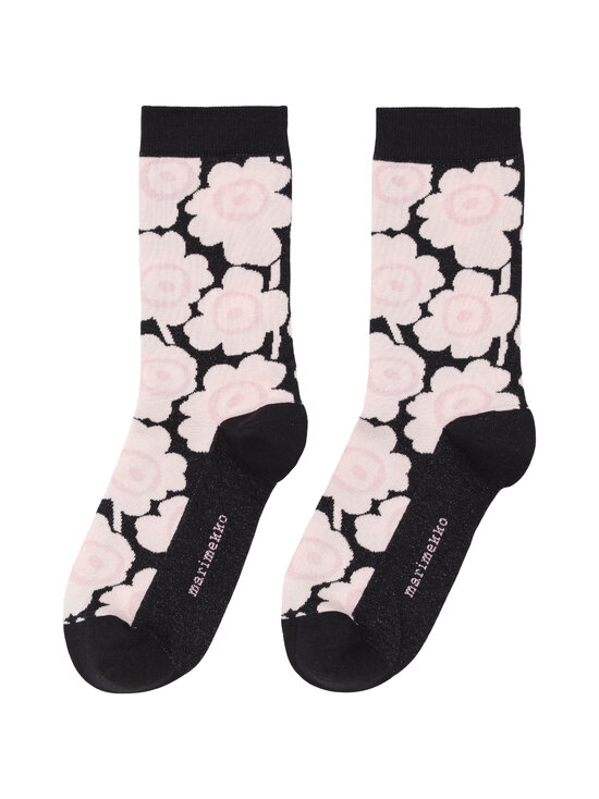Marimekko - Linjaus Unikko -sukat - 339 PINK BLACK | Stockmann - photo 1