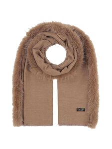Fraas - Tekoturkisreunainen huivi - 887 887 BEIGE Fraas - Tekoturkisreunainen huivi - 887 887 BEIGE | Stockmann