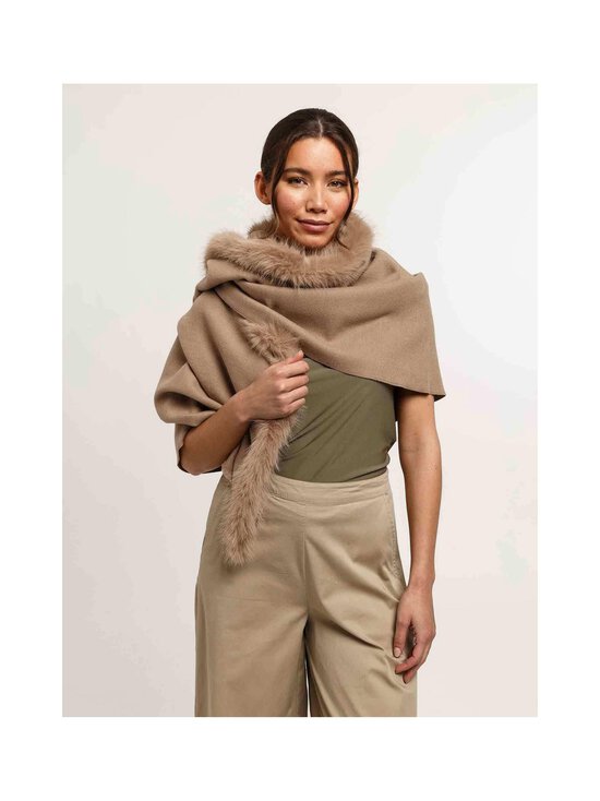 Fraas - Tekoturkisreunainen huivi - 887 887 BEIGE - photo 5 Fraas - Tekoturkisreunainen huivi - 887 887 BEIGE | Stockmann - photo 5