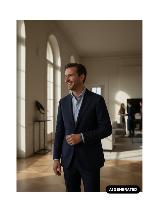 Turo - Jordan slim fit -puvuntakki - 68 NAVY BLUE | Stockmann - photo 2