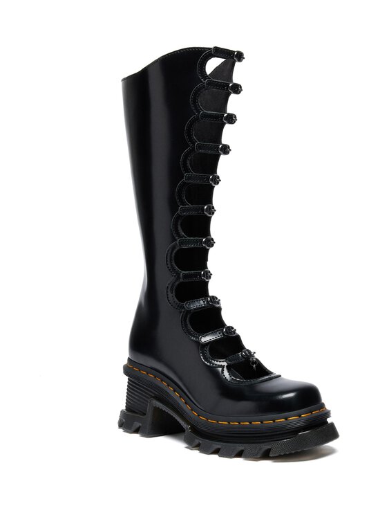 Dr. Martens - Kiki Dm x Mj Black Buttero -nahkasaappaat - BLACK | Stockmann - photo 6