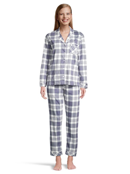 Damella - Cotton Jersey Check -pyjama 2-osainen - 020 NAVY - photo 2 Damella - Cotton Jersey Check -pyjama 2-osainen - 020 NAVY | Stockmann - photo 2