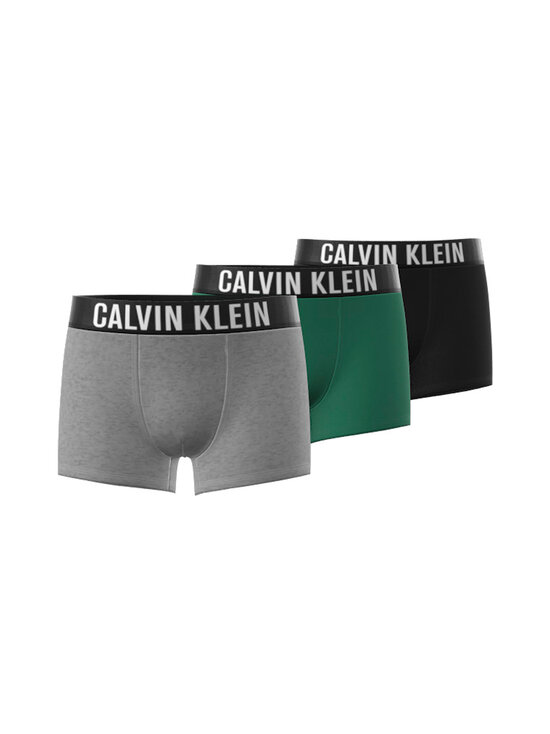 Calvin Klein Kids - Bokserialushousut 3-pack - 0TW LUSHMEADOW/BLACK/GREYHTR | Stockmann - photo 1