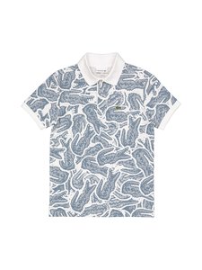 Lacoste - Bord-pikeepaita - I0N WHITE/LIMESTONE | Stockmann