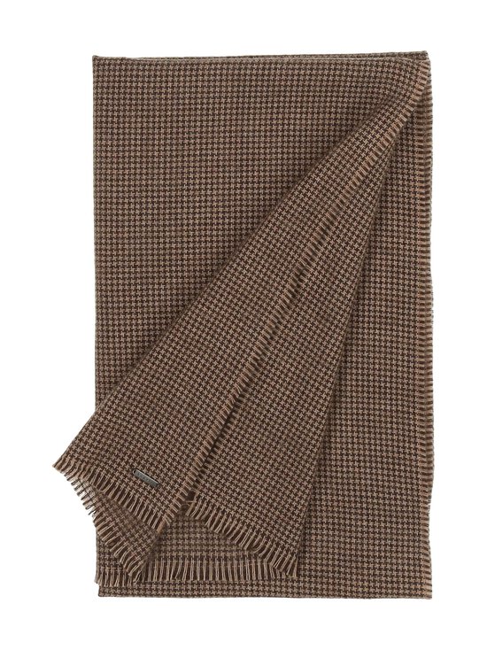 Bugatti - Wool Small Check -kaulahuivi 57 x 180 cm - 890 890 PEPPER | Stockmann - photo 4