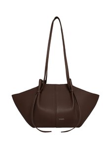 YUZEFI - Mochi Pebble Grain -nahkalaukku - ESPRESSO | Stockmann