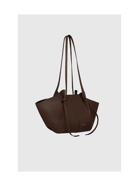 YUZEFI - Mochi Pebble Grain -nahkalaukku - ESPRESSO | Stockmann - photo 2