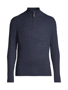 Cap Horn - Elis Halfzip -palmikkoneule - NAVY 009C | Stockmann