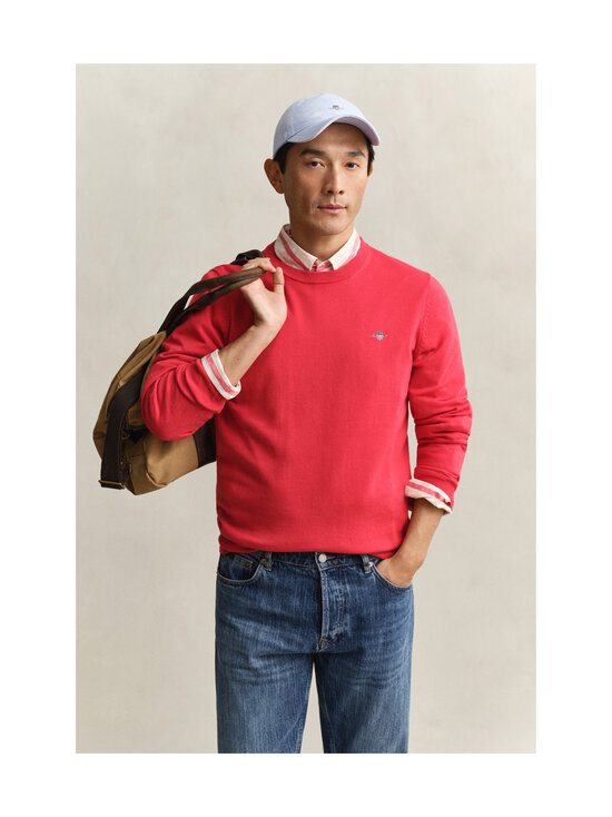 GANT - Classic Cotton C-Neck džemperis - 641 ROSE RED | Stockmann - photo 2